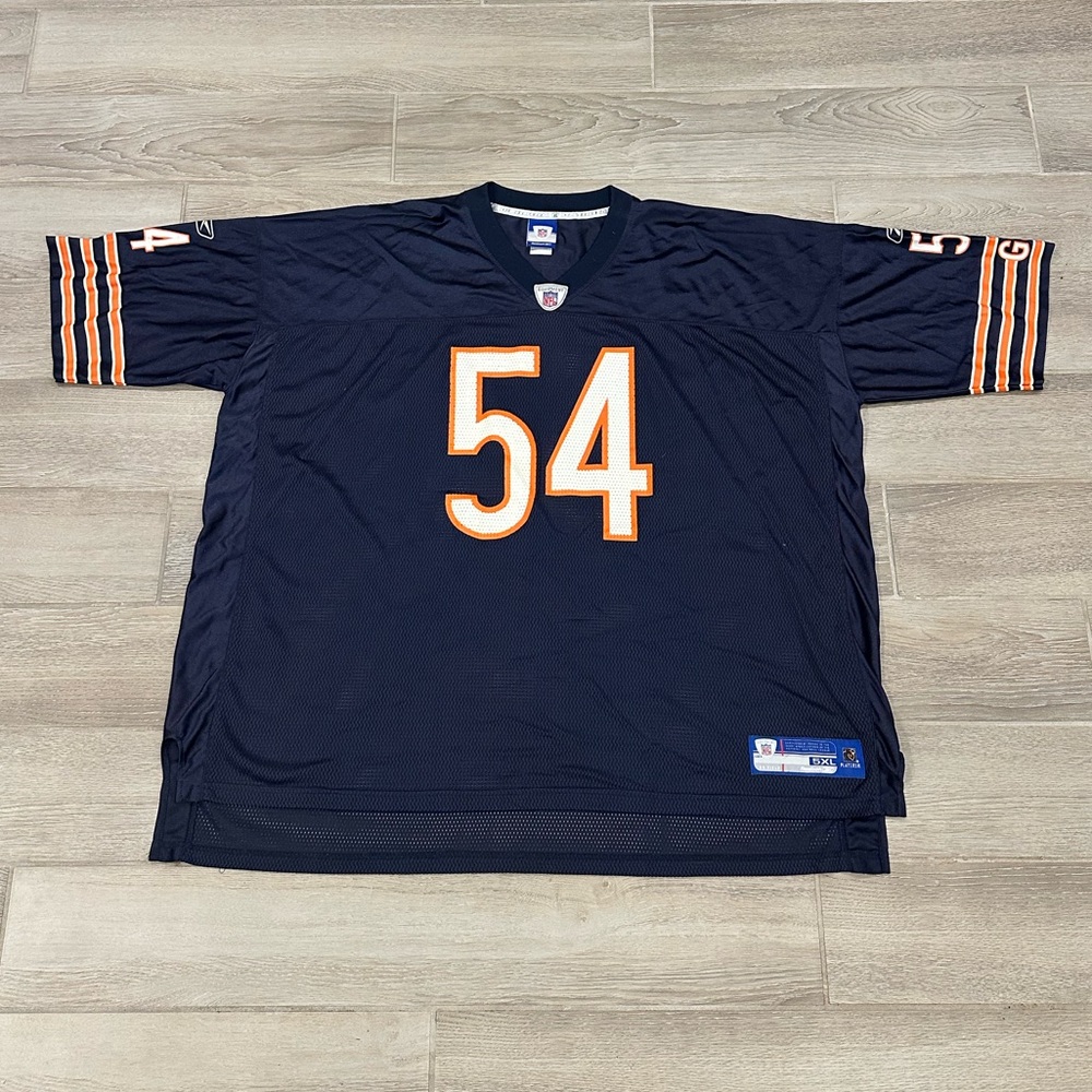 VTG Chicago Bears “Brian Urlacher” Football Jersey, Size: 5XL